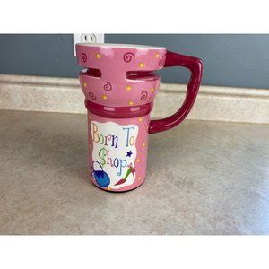 Born To Shop 16 Oz Ceramic None Skid Foam Bottom Mug